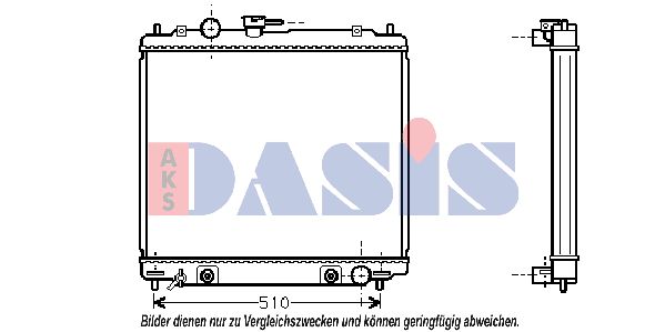 AKS DASIS Radiators, Motora dzesēšanas sistēma 140770N
